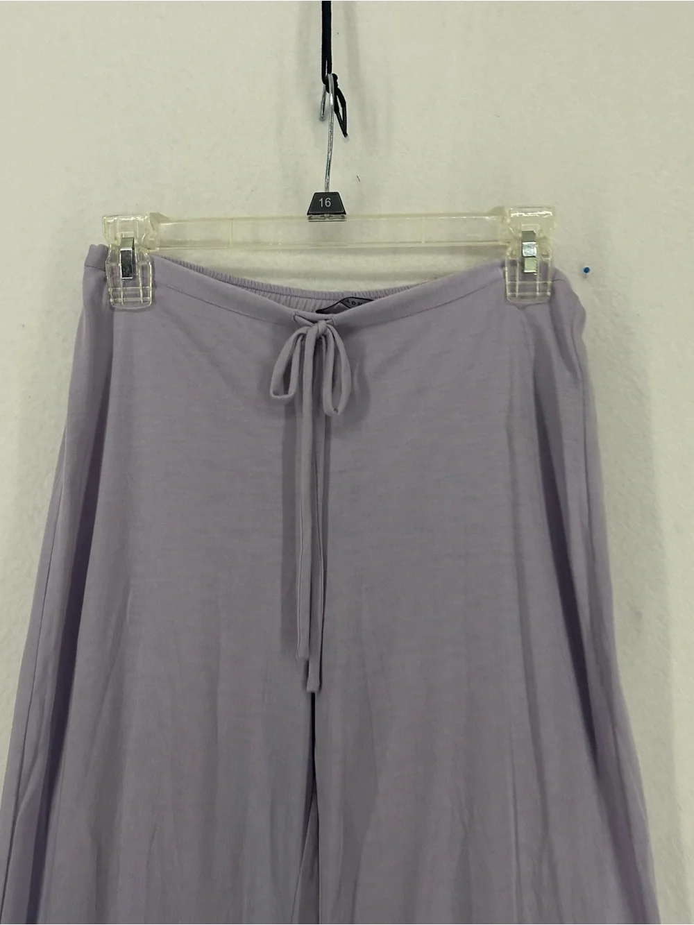 Natori Lounge‎ Pajama Pants Women XS Lavender Wide Leg Drawstring Sleepwear Soft